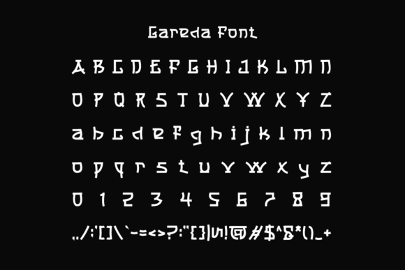 Gareda Font - Preview 5