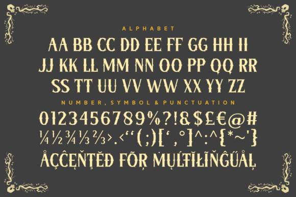 Ghost Disaster Font PNG with transparent background - Preview 3
