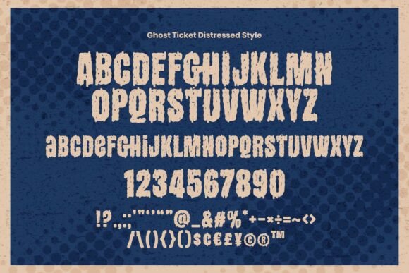 Ghostticket Regular Font - Preview 3