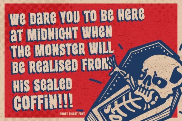 Ghostticket Regular Font - Preview 4