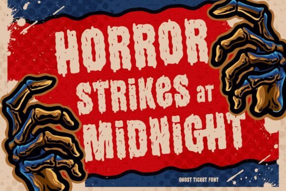 Ghostticket Regular Font - Preview 5