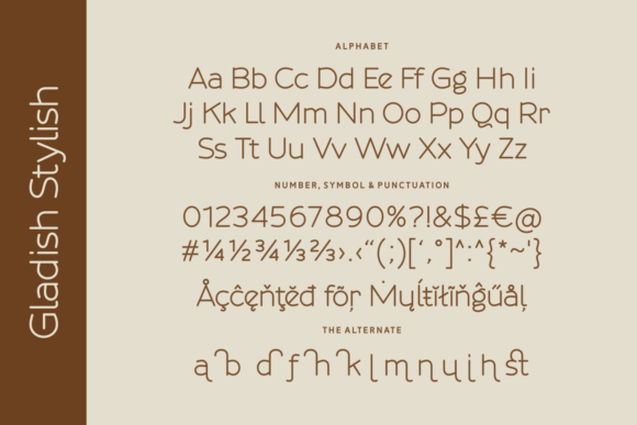 Gladish Stylish Font - Preview 3