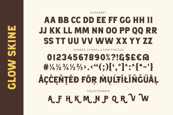 Glow Skine Font - Preview 3