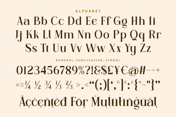 Golden Ledger Font PNG with transparent background - Preview 4