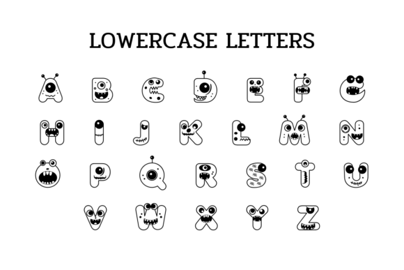 Halloween Monster Font - Preview 6