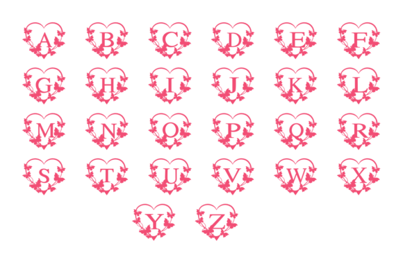Heart Butterfly Font - Preview 2