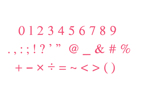 Heart Butterfly Font - Preview 3