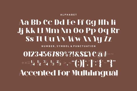 Hofina Font PNG with transparent background - Preview 4