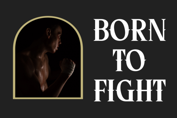 Kings Combat Font PNG with transparent background - Preview 1