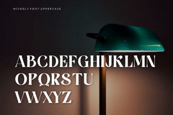 Mivedly Font PNG with transparent background - Preview 2