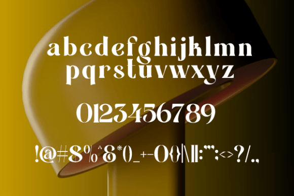 Mivedly Font PNG with transparent background - Preview 3