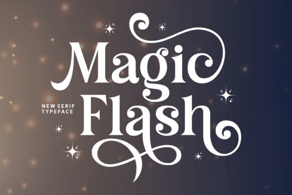 Magic Flash Serif Font By Creative Fabrica Fonts