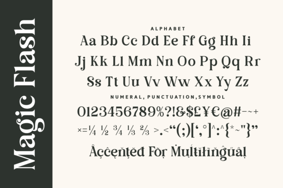 Magic Flash Font font preview - 4