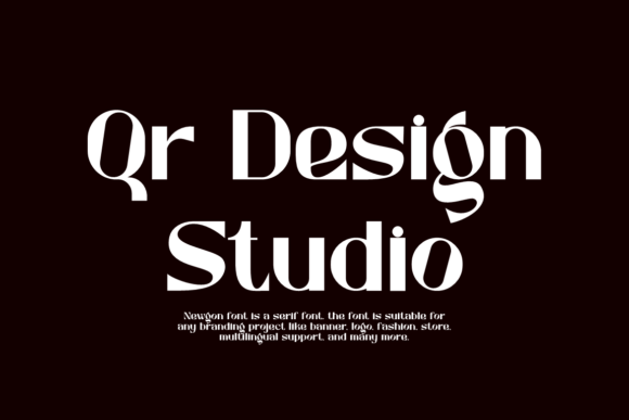 Newgon Font font preview - 3