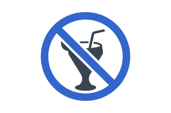 No Drinks Restriction Icon