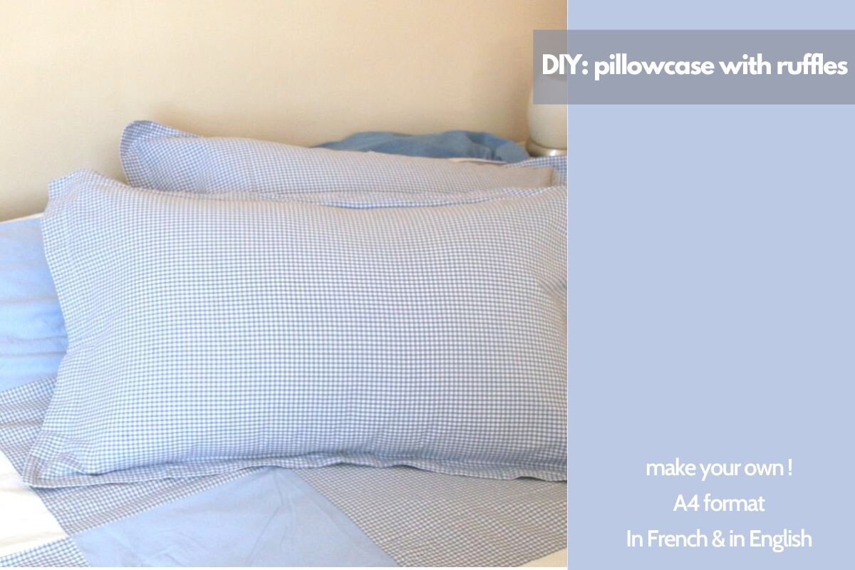 Pillowcese with Ruffle Sewing Pattern