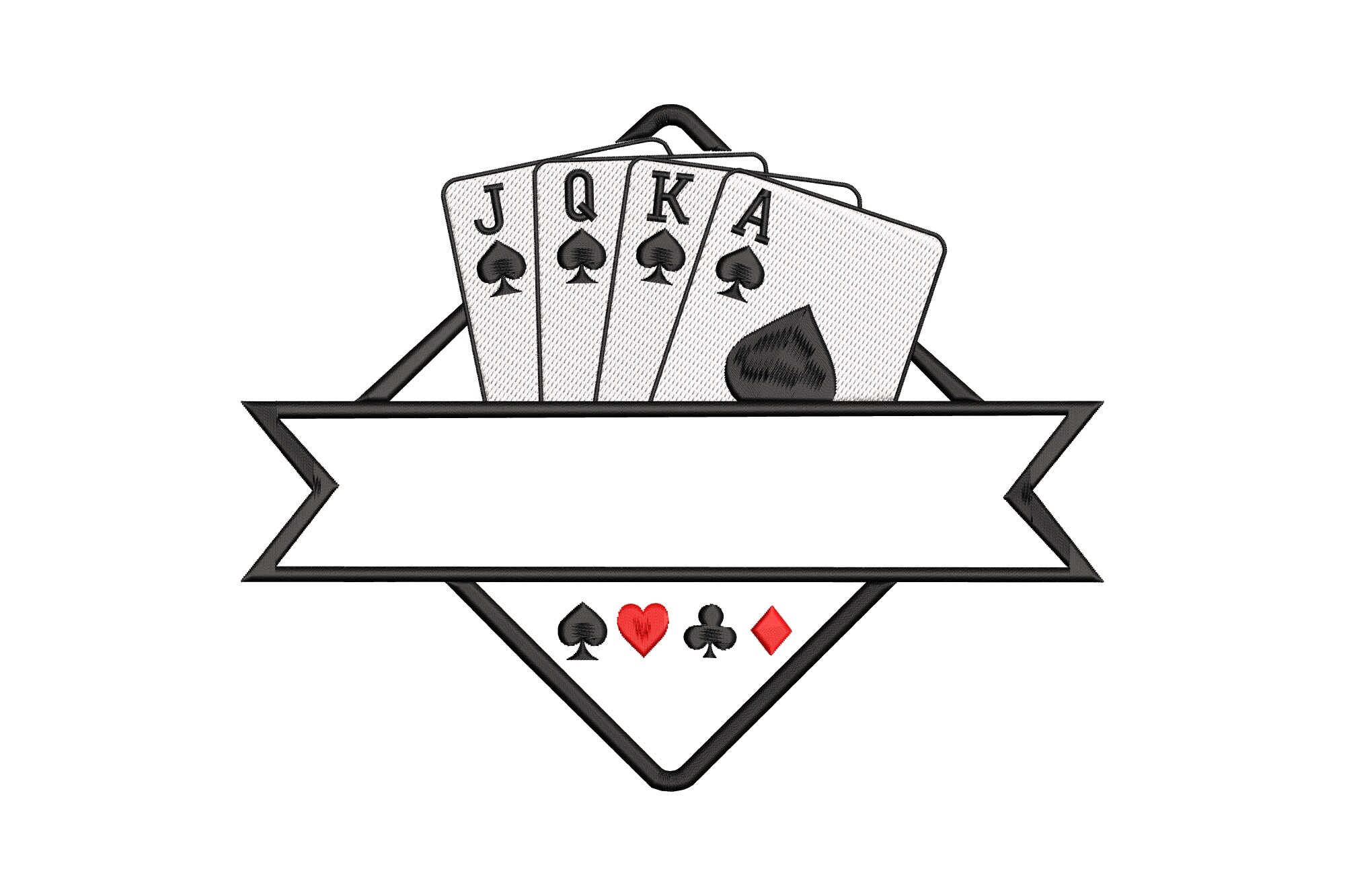 Poker Cards Monogram