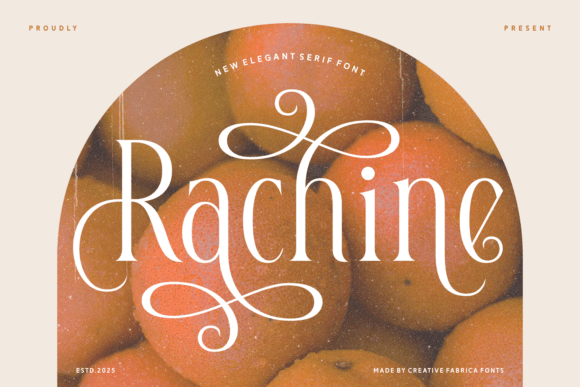 Rachine Font by Creative Fabrica Fonts · Creative Fabrica font preview