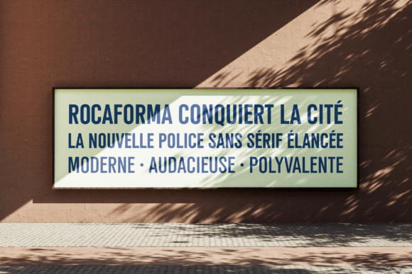 Rocaforma Regular Font PNG with transparent background - Preview 4