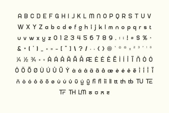 Rogoro Font PNG with transparent background - Preview 1