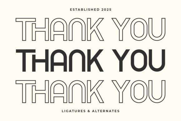 Rogoro Font PNG with transparent background - Preview 3