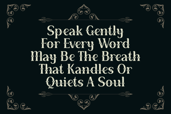 Silent Valley Font PNG with transparent background - Preview 1