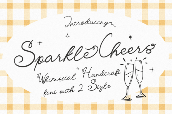 Sparklecheers Regular Font - Whimsical Lettering Fonts