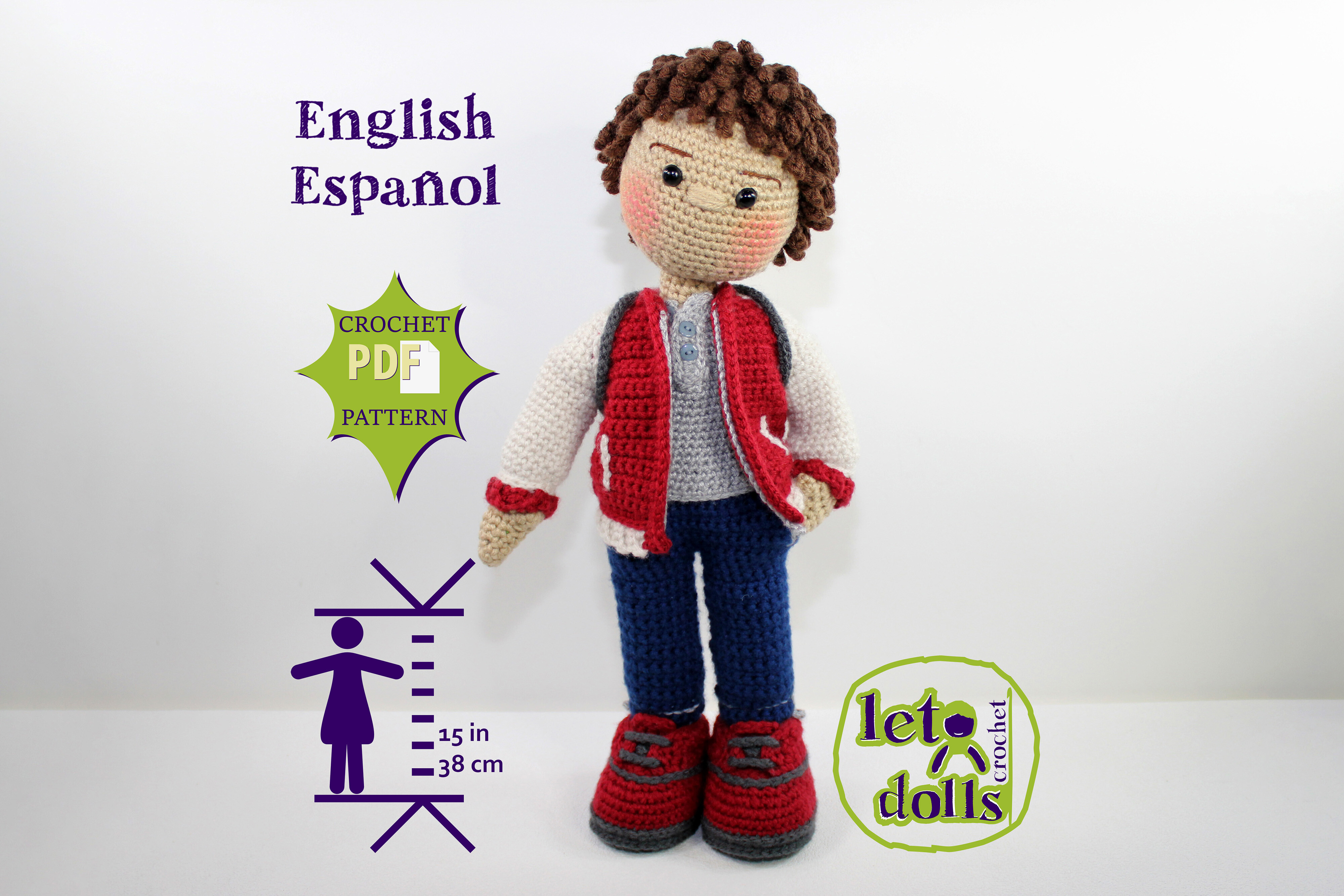 Yvon Small Crochet Doll Pattern