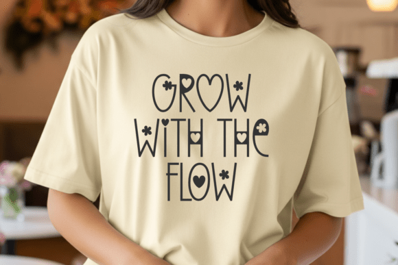Buttercup Flower Font - Preview 4