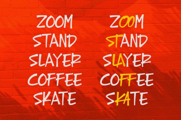 Baquan Starlay 1 Font - Preview 5