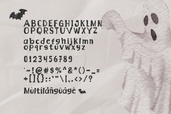 Batter Spooky Font - Preview 4