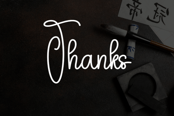 Black Calligraphy Font - Preview 6