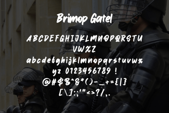 Brimop Gatel Font - Preview 1