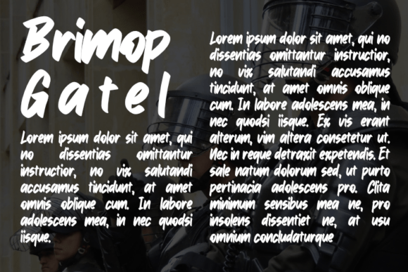 Brimop Gatel Font - Preview 2