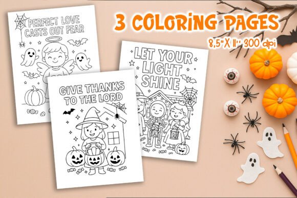 Christian Halloween Bible Coloring Pages