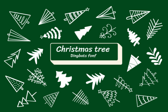 Preview of Christmas Tree 1 dingbat font