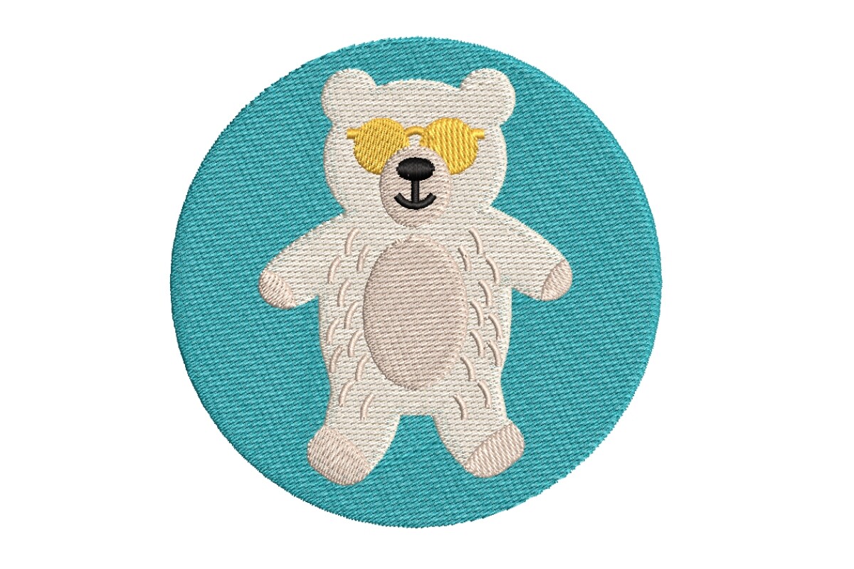 Cool Polar Bear in the Pool
