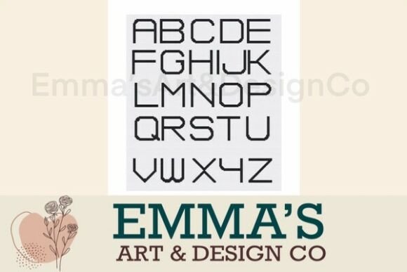 Cross Stitch Alphabet Pattern