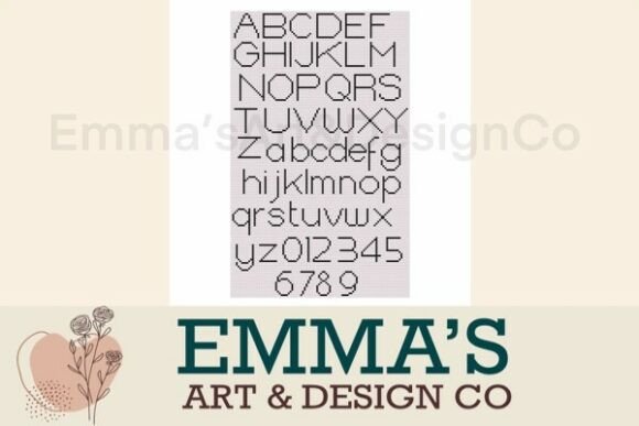 Cross Stitch Alphabet Pattern