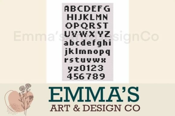 Cross Stitch Alphabet Pattern