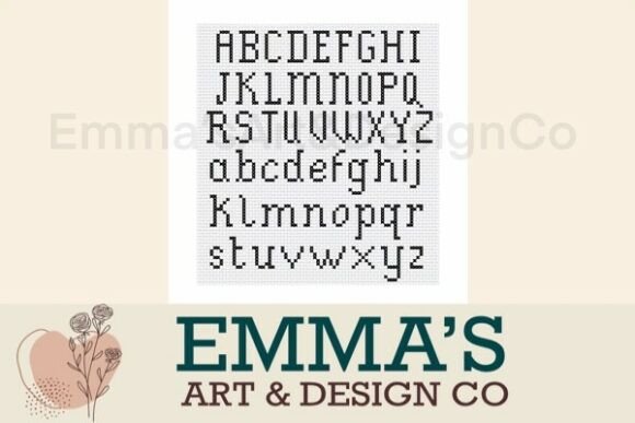 Cross Stitch Alphabet Pattern