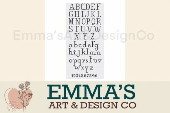 Cross Stitch Alphabet Pattern