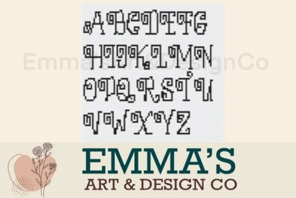 Cross Stitch Alphabet Pattern