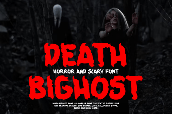 Death Bighost Font - Preview 1