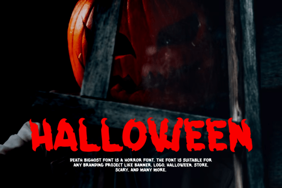 Death Bighost Font - Preview 3