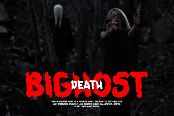 Death Bighost Font - Preview 4