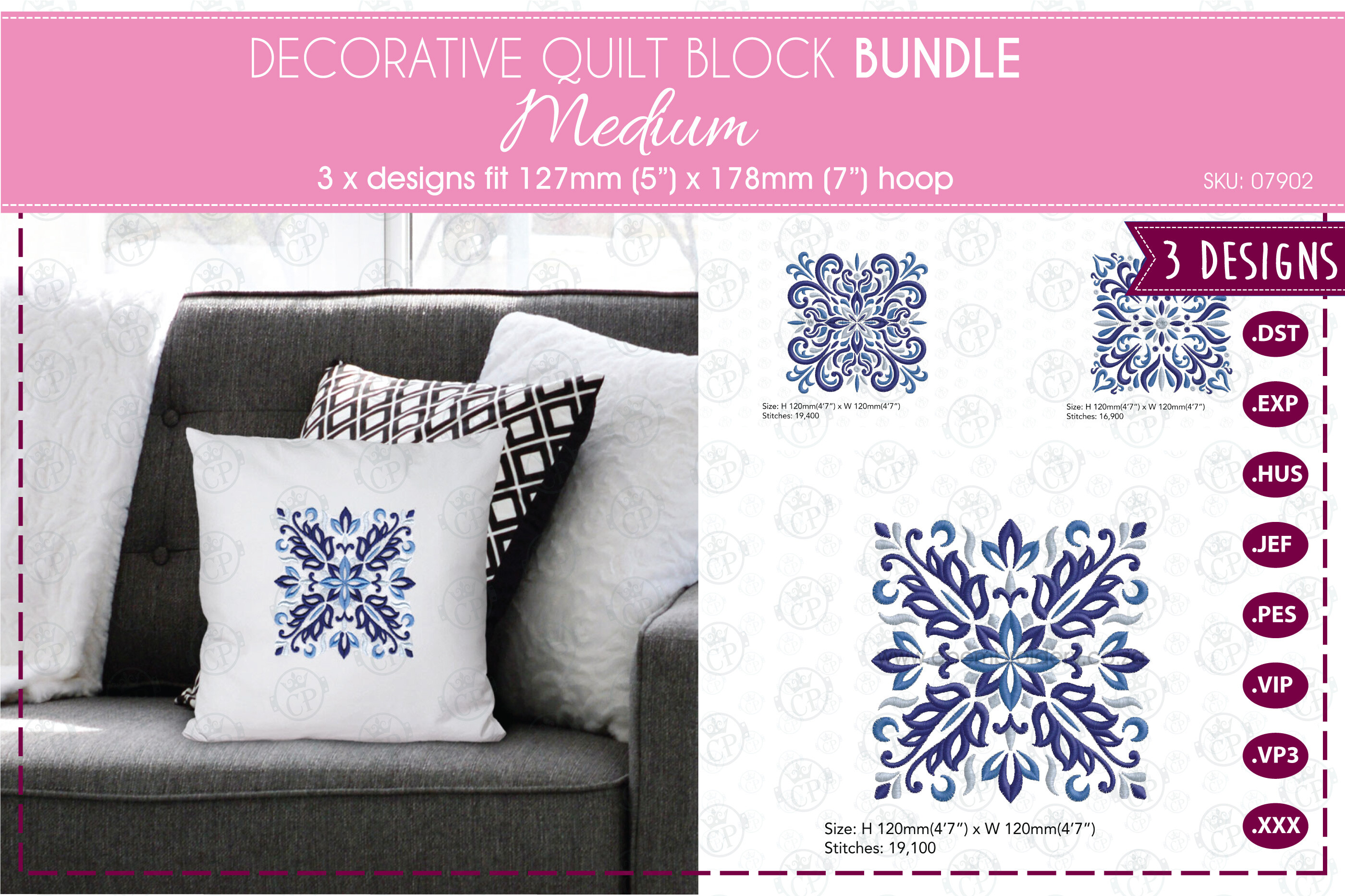 Decorative Quilt Blocks - Medium