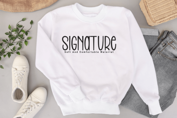 Designer Monogram Font PNG with transparent background - Preview 1