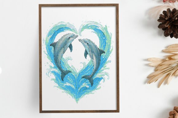 Dolphin Heart Waves