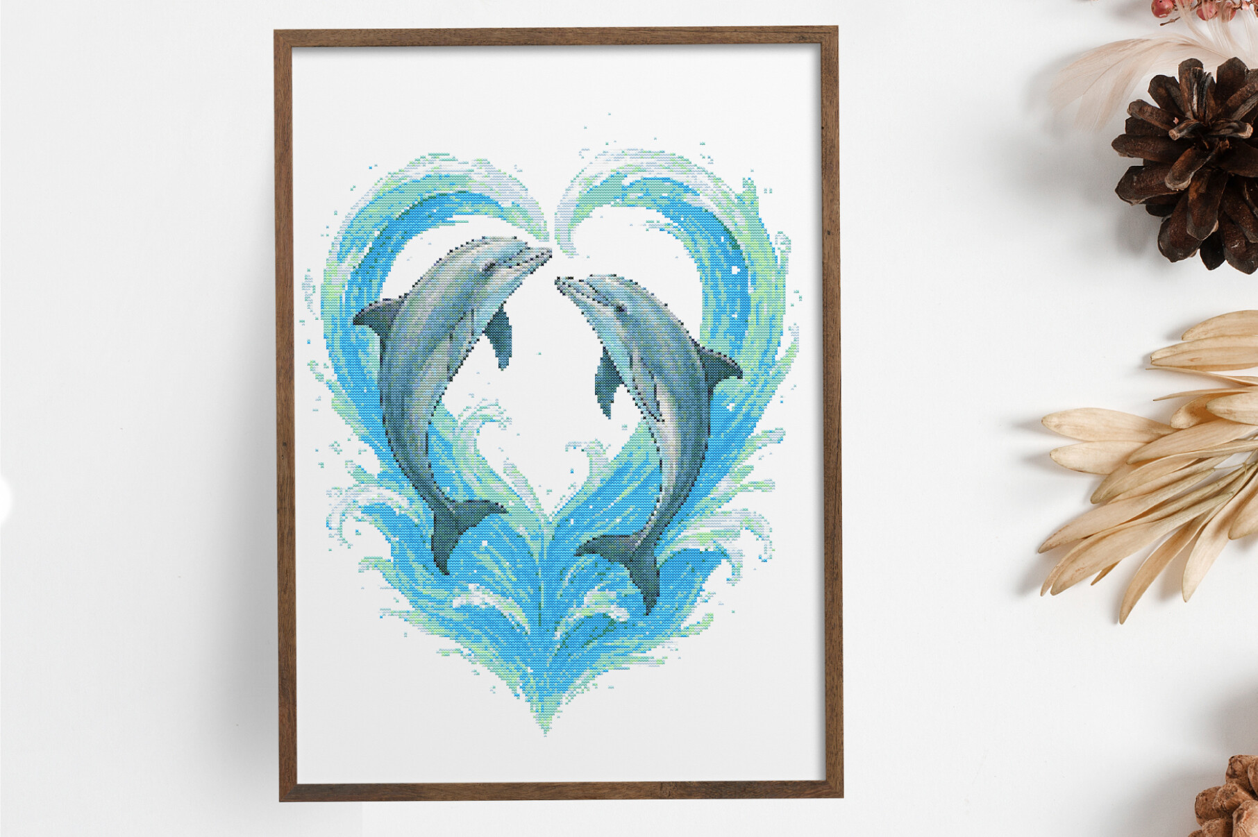 Dolphin Heart Waves